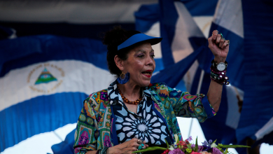 Nicaraguan Vice-President Rosario Murillo sings revolutionary songs