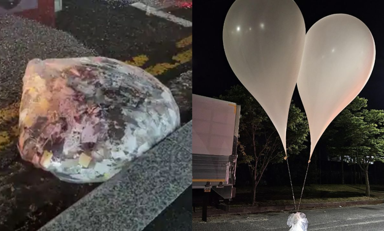 North Korea launches garbage-laden balloons into South Korea 1