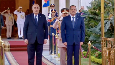 Sisi receives Tebboune