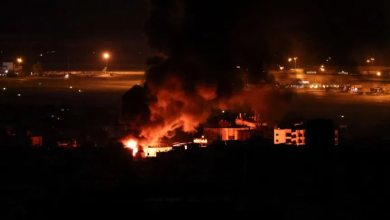 Smoke rises near Rafik Hariri International Airport in the Lebanese capital Beirut after an Israeli airstrike, Lebanon. October 20, 2024