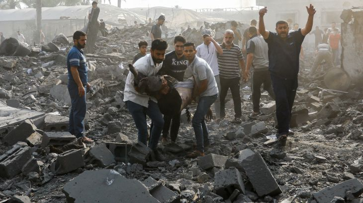 The Israeli occupation commits four massacres against the Palestinians in the Gaza Strip