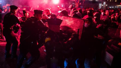 Angry demonstrations in Paris on the eve of the football match between the French and Israeli national teams