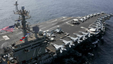 Ansar Allah bombs US aircraft carrier Abraham Lincoln in the Arabian Sea