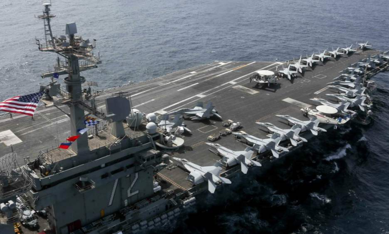 Ansar Allah bombs US aircraft carrier Abraham Lincoln in the Arabian Sea