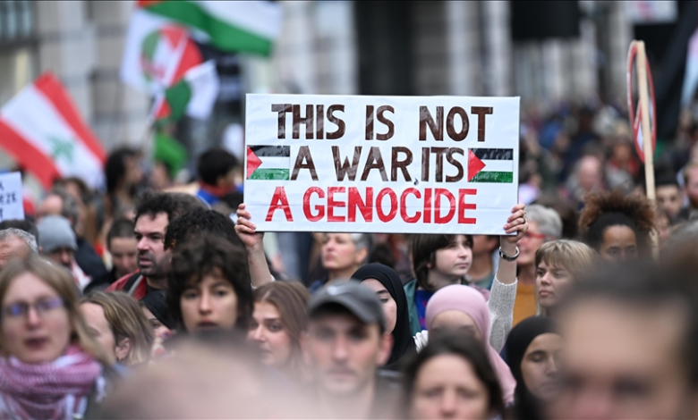 Demonstrations sweep European capitals against genocide in Gaza and Lebanon