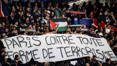 European football stadiums turn into arenas of confrontation to condemn the Israeli occupation