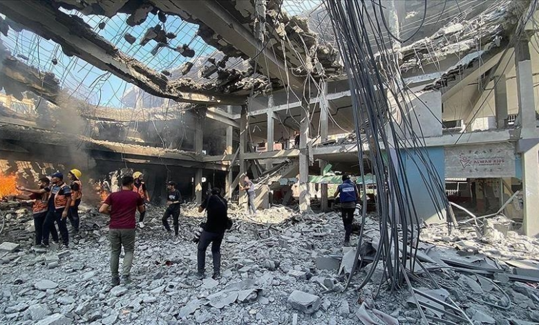 Gaza Israel commits massacres, bombs buildings, hospitals