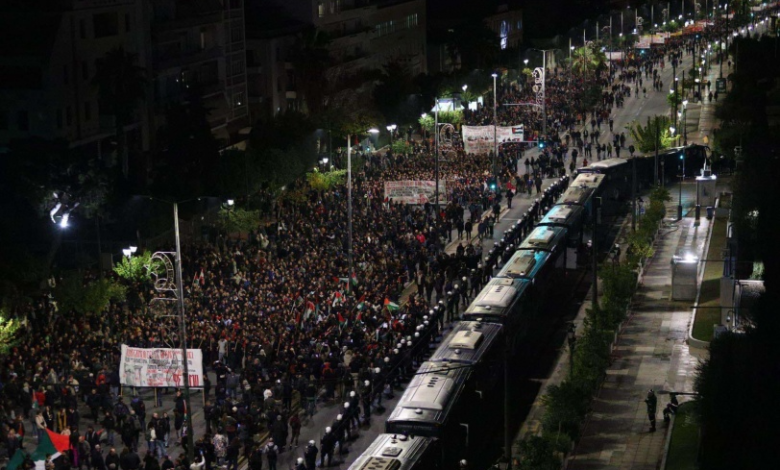 Greece Demonstration in Support of Palestinians in Gaza