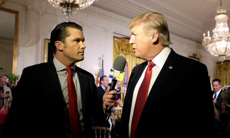 Trump with Pete Hegseth