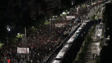 Greece Demonstration in Support of Palestinians in Gaza
