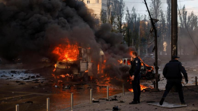 Alarms sound across Ukraine as massive explosions rock Kyiv