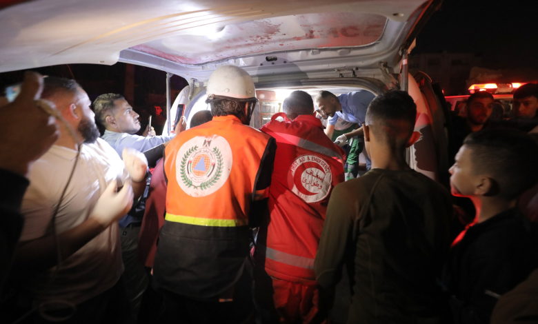 Martyrs and wounded in Israeli bombing of humanitarian aid workers in Gaza