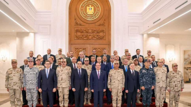 Sisi discusses regional situation with leaders of Egyptian military and security establishment