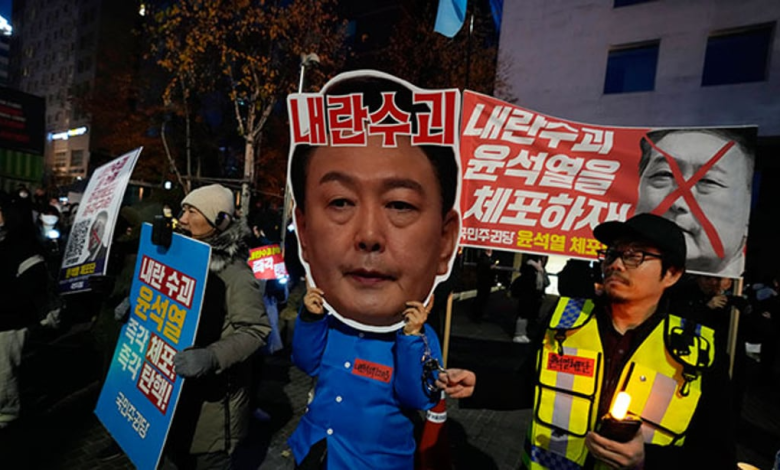 South Korean President Banned From Traveling Over Martial Law