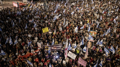 Thousands of Israelis Protest in Tel Aviv