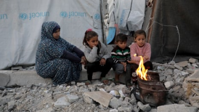 UNICEF Gaza children dying from cold