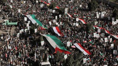 Millions of Yemenis demonstrate in support of Palestinians