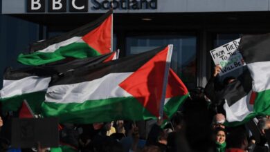 Activists Protest BBC Pro-Israel Bias