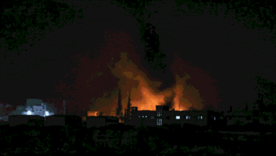 عدوان جوي وبحري إسرائيلي على مواقع عسكرية سورية