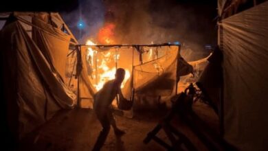 جرائم مروعة في قطاع غزة... الاحتلال الإسرائيلي يحرق النازحين في الخيام