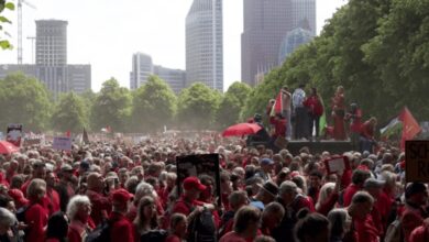 Pays-Bas: Grande manifestation contre la politique du gouvernement envers Israël