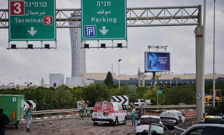 أنصار الله تقصف مطار اللد "بن غوريون" وهدفاً إسرائيلياً آخر في يافا