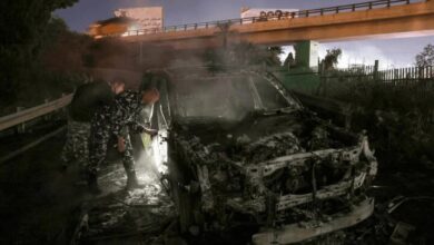 إسرائيل تقصف هدفاً قرب القصر الرئاسي في دمشق