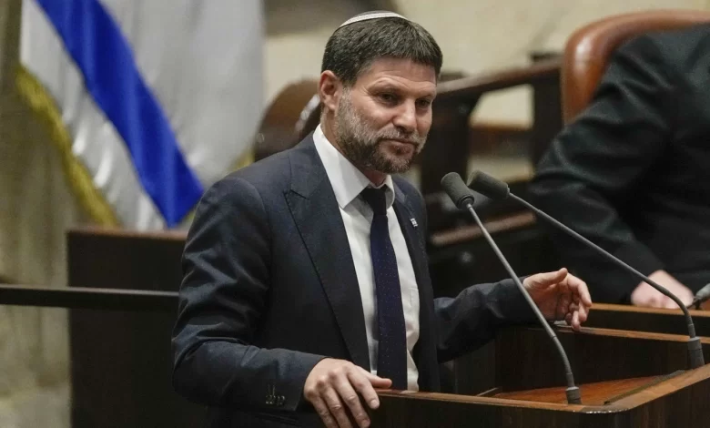 Israeli minister Smotrich