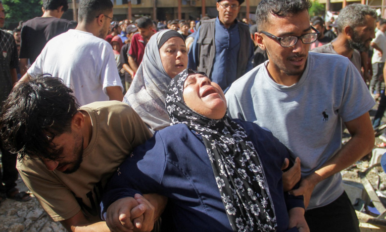 الاحتلال الإسرائيلي يرتكب مجزرة مروعة بحق النازحين داخل مدرسة في جباليا