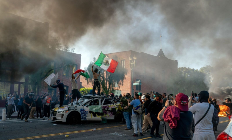 حاكم كاليفورنيا يعتزم مقاضاة ترامب بسبب احتجاجات لوس إنجلوس