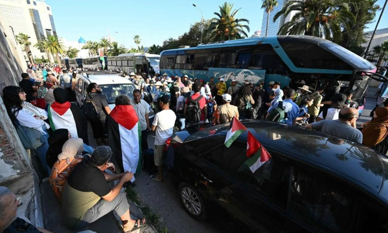 أوامر لقوات الاحتلال الإسرائيلي بمنع دخول قافلة الصمود إلى قطاع غزة