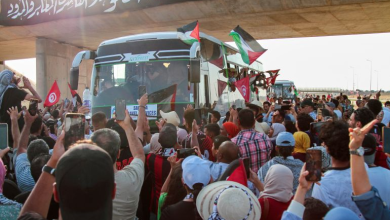 قافلة الصمود تواصل طريقها لكسر الحصار عن قطاع غزة