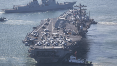 US aircraft carrier USS Nimitz heads to the Middle East